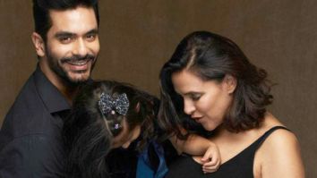 Neha Dhupia announces second pregnancy, shares family portrait with Angad Bedi and daughter Mehr  