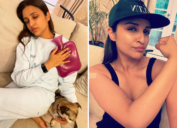 Parineeti Chopra gets first dose of Covid-19 vaccine in London, shares pictures takes by Priyanka Chopra