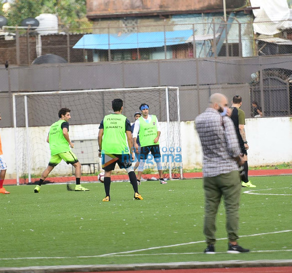 photos celebs snapped at all star football match 13