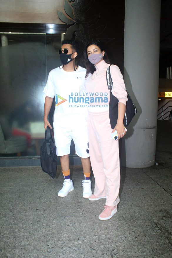 photos gauahar khan zaid darbar and aparshakti khurrana snapped at the airport 3