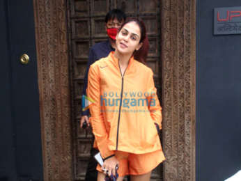Photos: Genelia Dsouza spotted at the gym in Bandra