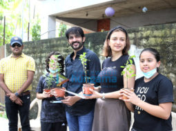 Photos: Hiten Tejwani and Gauri Pradhan snapped with Anusha Srinivasan Iyer at BMC’s Be A Tree Parent MEGA Vriksha Campaign