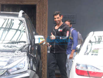 Photos: John Abraham spotted at the gym