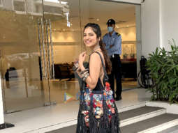 Photos: Malavika Mohanan spotted in Hyderabad post her shoot