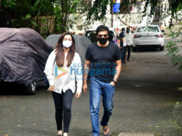 Photos: Neelam Kothari, Samir Soni, Deanne Pandey and others snapped at Chunky Pandey’s mom Snehlata Pandey’s home to pay their last respects