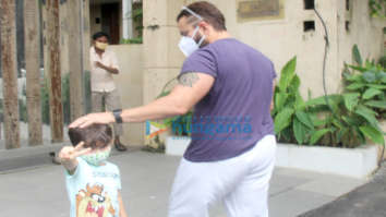 Photos: Saif Ali Khan, Inaaya Naumi Kemmu and Taimur Ali Khan snapped in the city