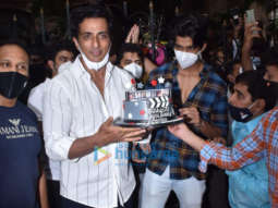 Photos: Sonu Sood snapped celebrating his birthday with the media