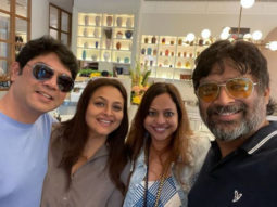 R Madhavan and Shilpa Shirodkar meet in Dubai; share picture from their get together