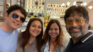 R Madhavan and Shilpa Shirodkar meet in Dubai; share picture from their get together