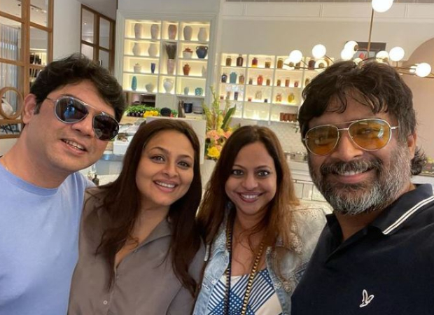 R Madhavan and Shilpa Shirodkar meet in Dubai; share picture from their ...