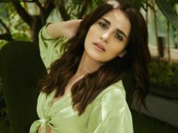 Radhika Madan says ‘eat your greens’ in bright hues of green satin co-ord set