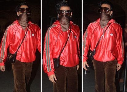 Ranveer Singh slays airport look in ₹2 lakh reversible Gucci