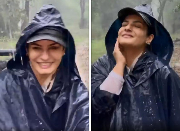 Raveena Tandon enjoys rain safari while grooving to ‘Tip Tip Barsa Pani’, watch video 