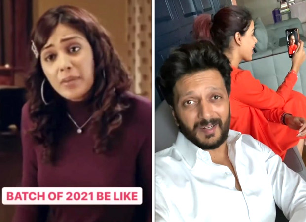 Riteish Deshmukh And Genelia Dsouza Recreate Jaane Tu Ya Jaane Na Dialogue In Hilarious Way 7164