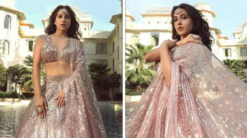 Sara Ali Khan exudes contemporary glamour in Manish Malhotra’s Nooraniyat sequinned lehenga