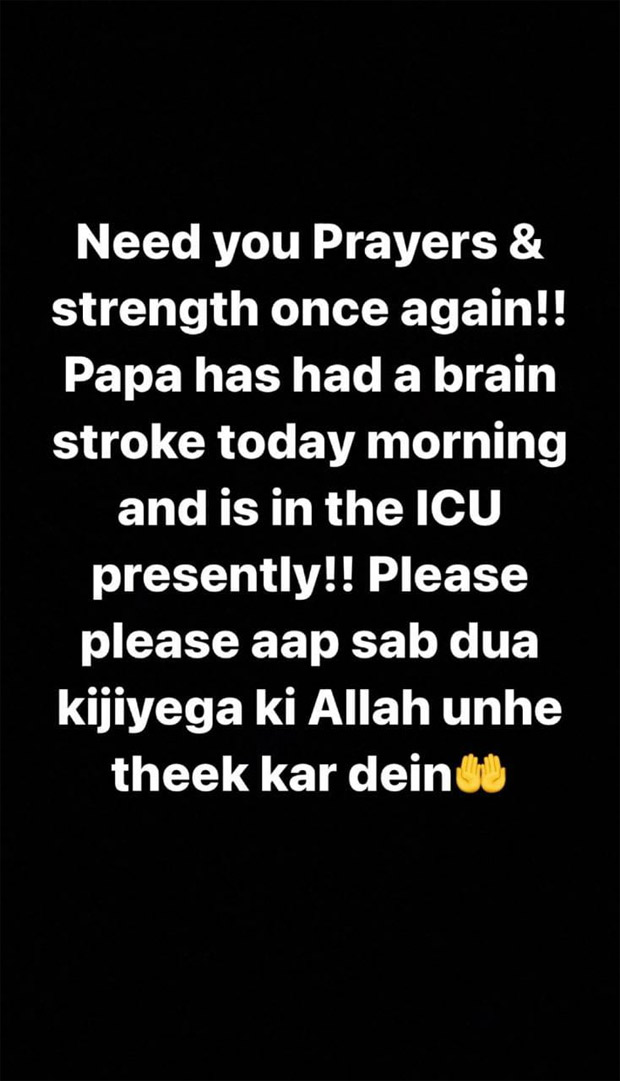 Sasural Simar Ka fame Shoaib Ibrahim's father suffers a brain stroke; admitted to ICU