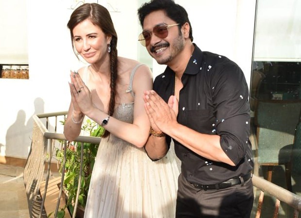 Shreyas Talpade and Giorgia Andriani kick off the shoot for Welcome To Bajrangpur Shreyas Talpade and Giorgia Andriani kick off the shoot for Welcome To Bajrangpur