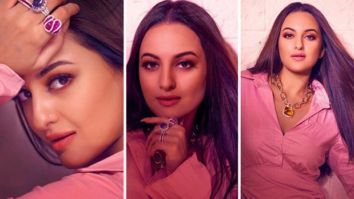 Sonakshi Sinha exudes oomph in pastel pink mini dress for Bhuj: The Pride Of India promotions