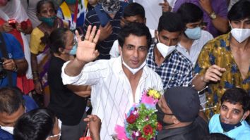 Sonu Sood celebrates his birthday with fans and followers, a large crowd gathers at his home