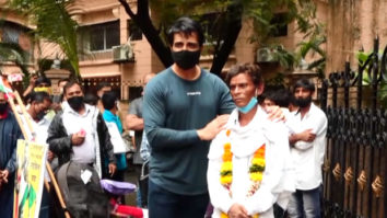 Sonu Sood’s fan cycles 1200 km to meet him, watch video