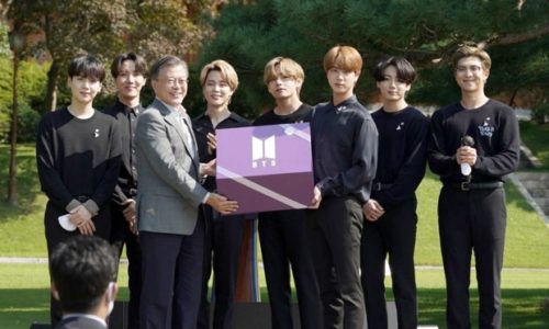 President Moon meets BTS, officially appoints them as special diplomatic  envoy
