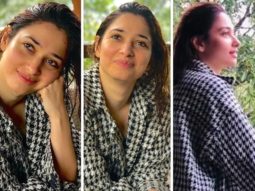 Tamannaah Bhatia glows in serene photos, dons jacquard jacket