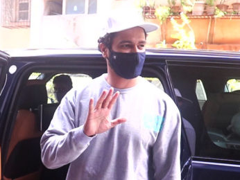 Vicky Kaushal spotted post-meeting in Santacruz