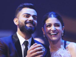 Anushka Sharma and Virat Kohli take up the bat balancing challenge
