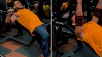 Aayush Sharma trains ‘heavy’ with a 185 kgs chest press, hits the gym after a long break