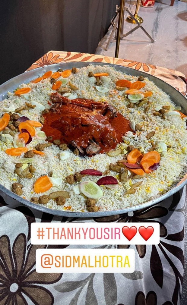 Sidharth Malhotra treats the team of Thank God with biriyani and sweets on the occasion of Eid