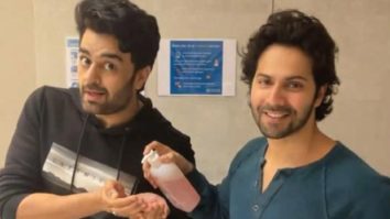 Varun Dhawan and Maniesh Paul offer sneak-peek into their filmy fun gearing up for Jug Jugg Jeeyo