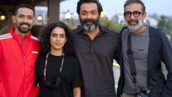 Vikrant Massey, Sanya Malhotra, and Bobby Deol wrap up the shoot of Love Hostel