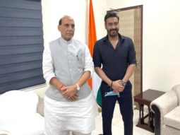 Ajay Devgn meets Honorable Defence Minister of India, Rajnath Singh; receives praises for depicting the efforts of the Indian Armed Forces during the 1971 war