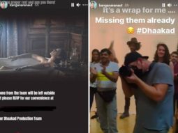 Kangana Ranaut wraps up shoot of Dhaakad; shares a farewell video on Instagram