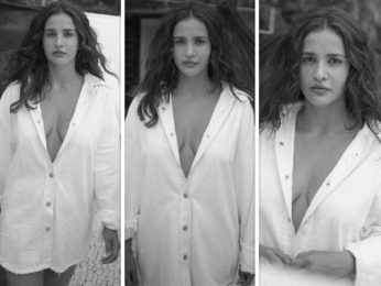 Aisha Sharma gives a smouldering expression for her latest monochrome pictures!