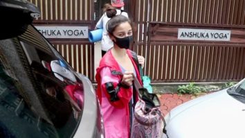 Alia Bhatt spotted post-yoga class in Bandra