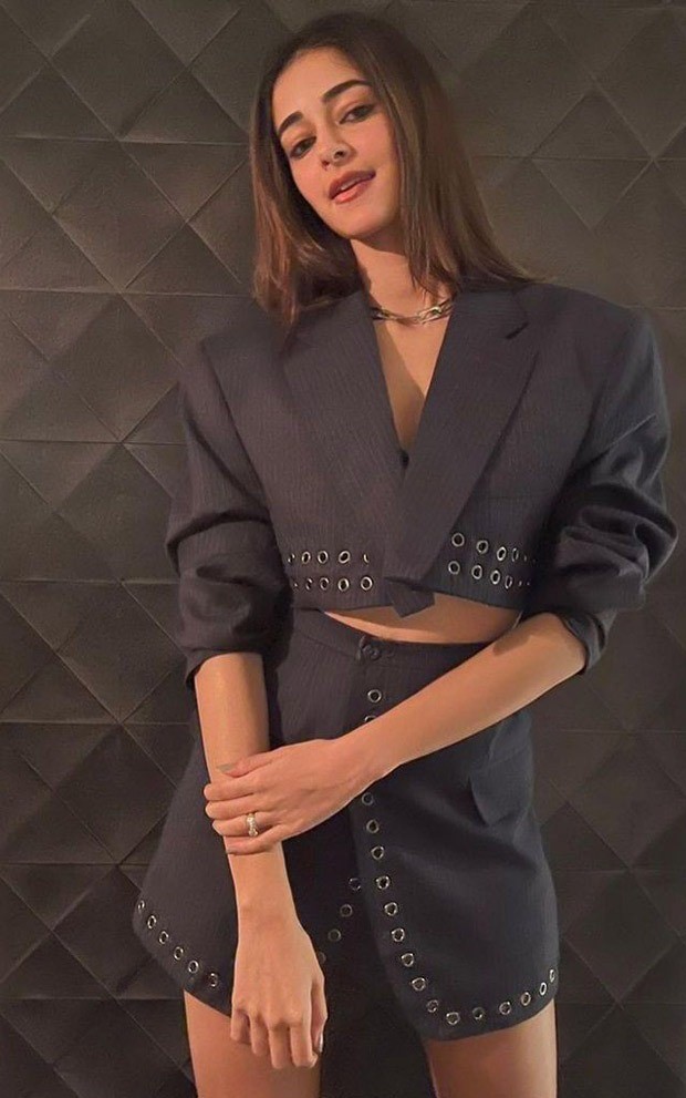 Ananya Panday is a glam diva in an all-black outfit