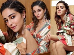 Ananya Panday stuns in geometric printed dress
