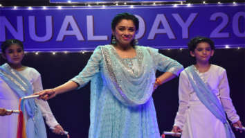 Anupamma star Rupali Ganguly looks beautiful in ice-blue anarkali dress