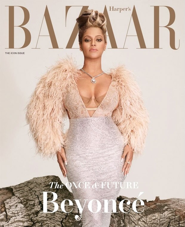 Beyoncé graces three covers of Harper’s Bazaar paying tribute to her Texan roots; stuns in Gucci feathered top and sequin skirt Beyoncé graces three covers of Harper’s Bazaar paying tribute to her Texan roots; stuns in Gucci feathered top and sequin skirt