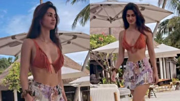Disha Patani chills at a beach oozing hotness in bikini top and skirt