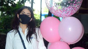 EXCLUSIVE- Sara Ali Khan CELEBRATES her Birthday with media & cuts the cake