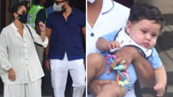 Kareena Kapoor Khan, Saif Ali Khan, Taimur back from Maldives; baby Jeh Ali Khan looks adorable in blue onesie 