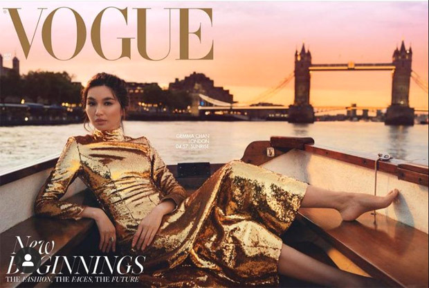 Gemma Chan makes heads turn in dreamy photoshoot at Thames river with bling outfits 