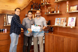 On the sets of the movie Jalsa