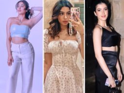 Janhvi Kapoor, Shanaya Kapoor, Khushi Kapoor keep it glamorous at Rhea Kapoor’s reception party