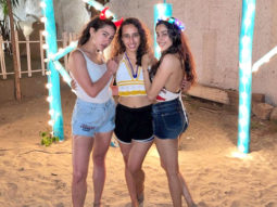Janhvi Kapoor and Sara Ali Khan pose together in an unseen post from their Maldives vacation.