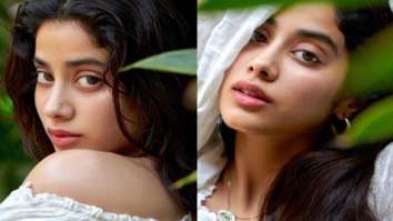 Janhvi Kapoor gives a smouldering look dressed in white shirt