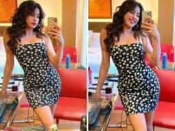 Janhvi Kapoor looks stunning as ever in a floral print mini dress