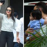 Kareena Kapoor Khan and Saif Ali Khan step out with their newborn baby boy Jeh Ali Khan 